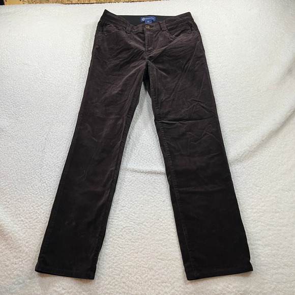 Democracy Pants - Democracy Pants Womens 10 Brown Ab solution Straight Leg Corduroy B1560QYRW